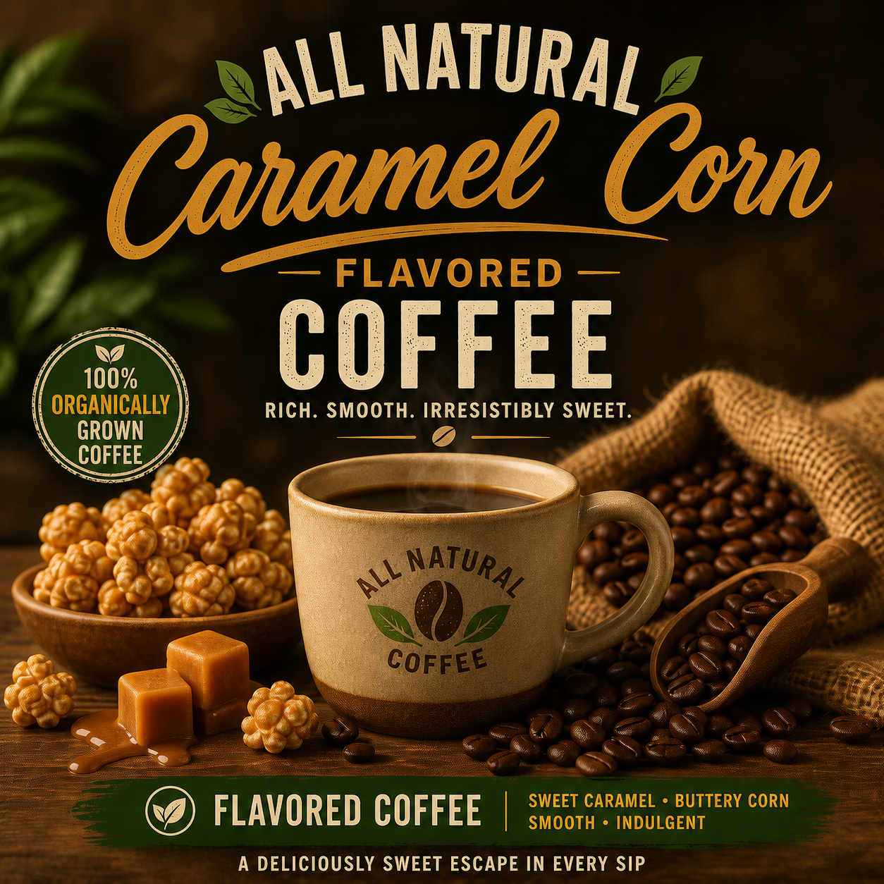 All Natural Caramel Corn