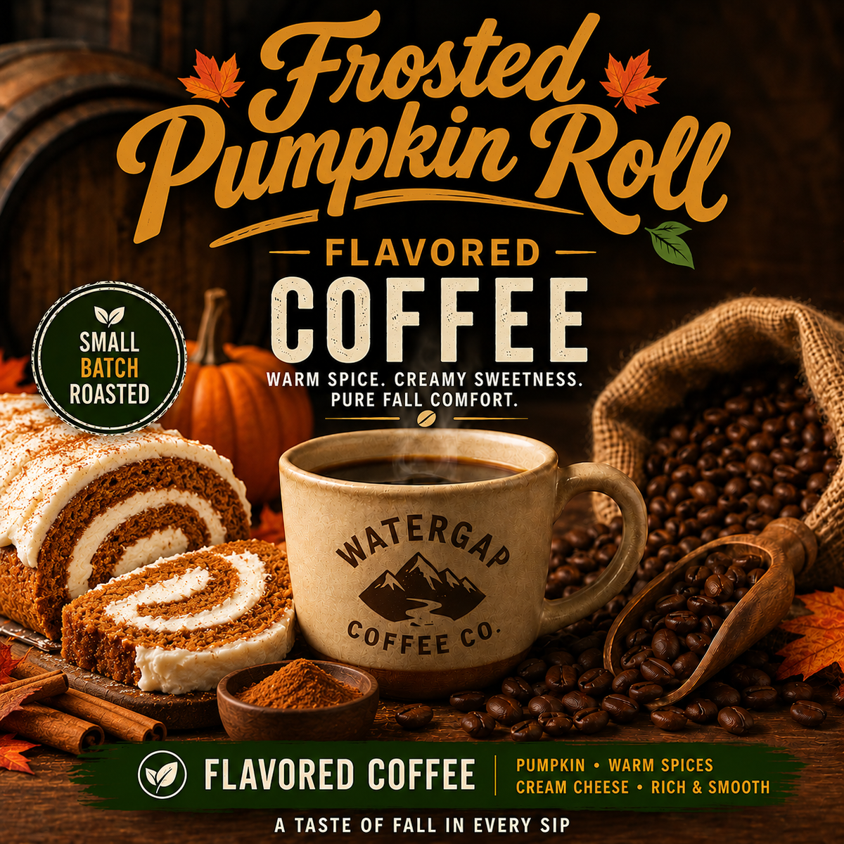 Frosted Pumpkin Roll