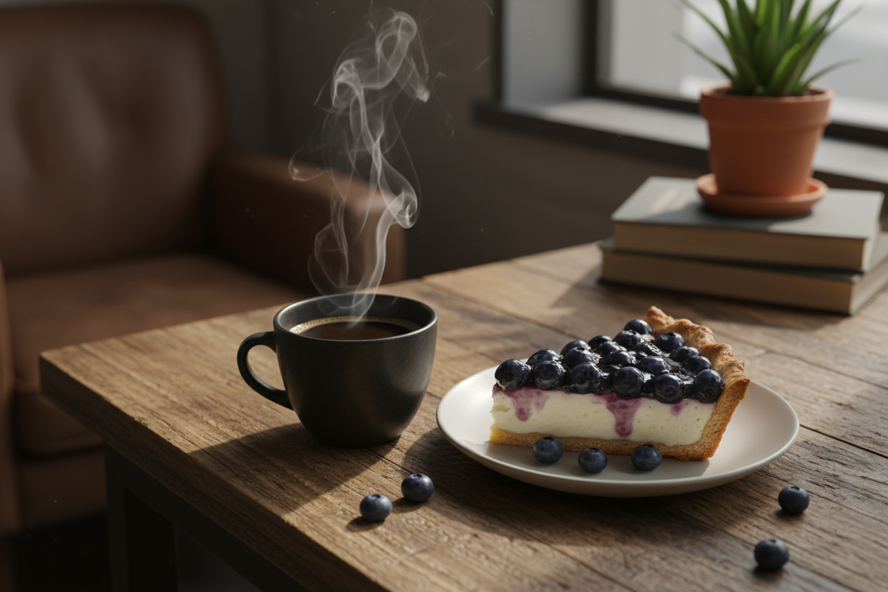 Blueberry Cream Pie